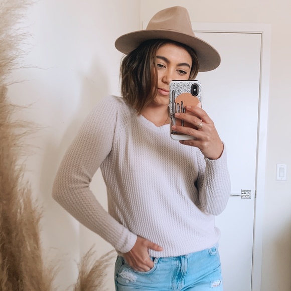American Eagle Outfitters Tops - Cream Thermal